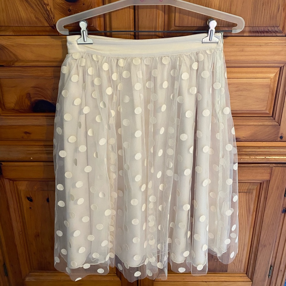 Ryu polka dot tulle skirt